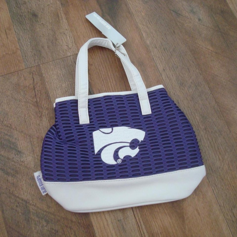 KANSAS‎ STATE WILDCATS 8X10 BAG PURSE VINTAGE NEW TAILGATE HANDBAG TOTE